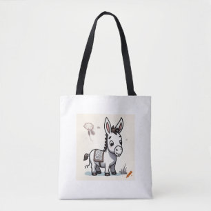 Tote Bag "Sac de conception Whimsical Donkey - Unique & Jou
