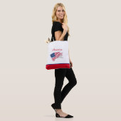 Tote Bag Sac-Drapeau de Fourre-tout de couronne d'argent de (Sur le modèle)