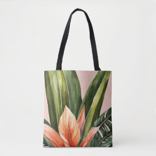 Tote Bag "Sac fourre-tout d'impression feuille naturelle éc