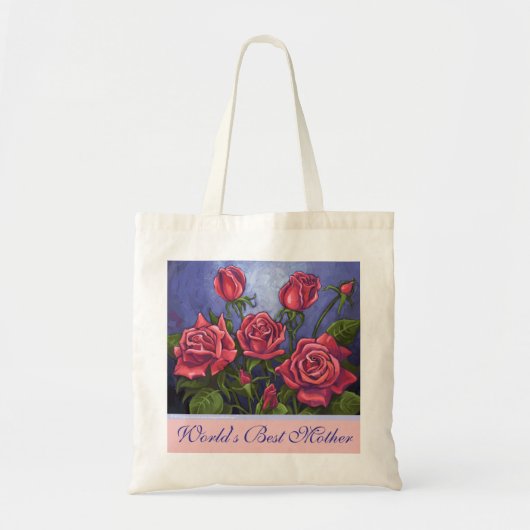 Tote Bag Sac-mère de Red Roses World (Devant)