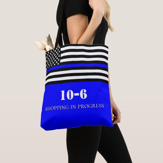Tote Bag Sachet de courses Code 10-6 Officier de police [Th (De près)