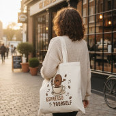 Tote Bag Sachez vous faire un expresso drôle en chantant un