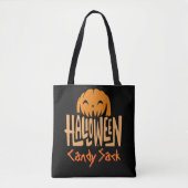 Tote Bag Sack vintage Halloween Candy (Devant)