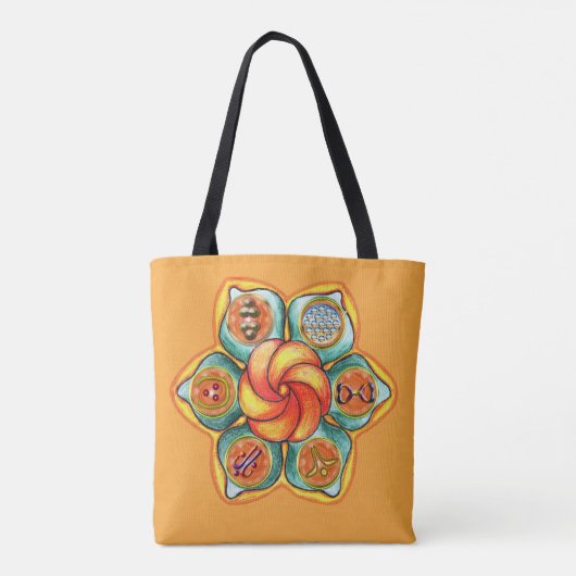 Tote Bag Sacral Chakra Mandala (Dos)