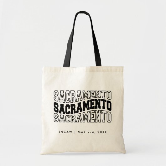 Tote Bag Sacramento Convention Welcome Bag Salon Fourre-tou (Devant)