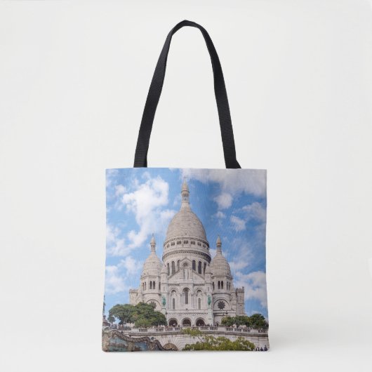 Tote Bag Sacré Coeur sur Montmartre - Paris, France (Devant)