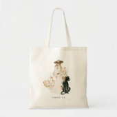Tote Bag Safari Léopard Sauvage Bohème Dame Personnalisé (Devant)