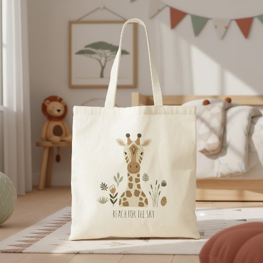 Tote Bag Safari Portrait Giraffe ID1264