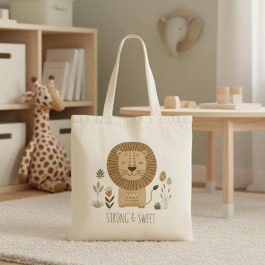 Tote Bag Safari Portrait Lion ID1264