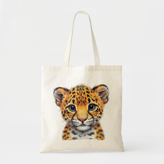 Tote Bag Safari Spirit Bébé Guépard (Devant)