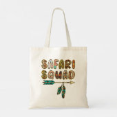 Tote Bag Safari Squad pour des vacances en famille (Dos)
