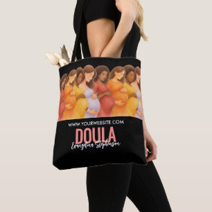 Tote Bag Sage-femme aquarelle ObGyn Accouchement Post-partu