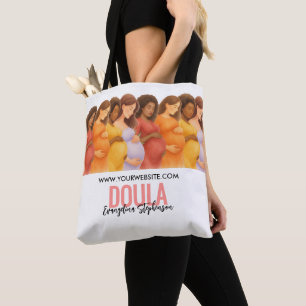 Tote Bag Sage-femme aquarelle ObGyn Accouchement Post-partu