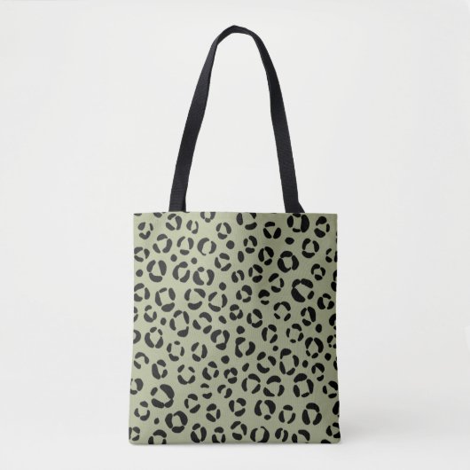 Tote Bag Saged Leopard (Devant)
