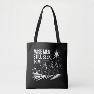 Tote Bag Sages cherchent encore Jésus Noël chrétien