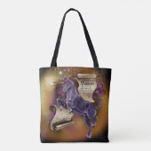 Tote Bag Sagesse d'une licorne (Dos)
