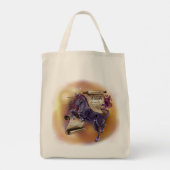 Tote Bag Sagesse d'une licorne fourre-tout (Dos)