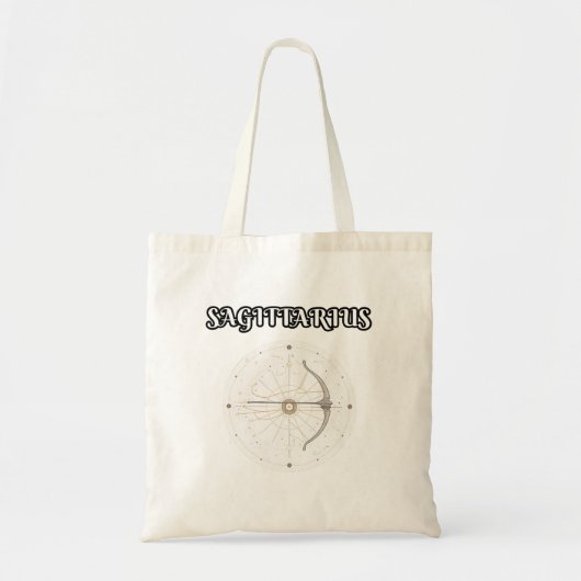 Tote Bag sagittarius zodiac (Devant)