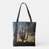 Tote Bag Saguaro Sunset II Arizona (Dos)