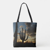 Tote Bag Saguaro Sunset II Arizona (Dos)