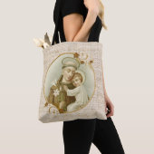 Tote Bag Saint Antoine de Padoue Jésus religieux (De près)