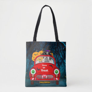 Tote Bag Saint Bernard Chien voiture voiture effrayant Hall