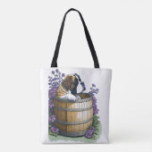 Tote Bag Saint Bernard Dog (Dos)