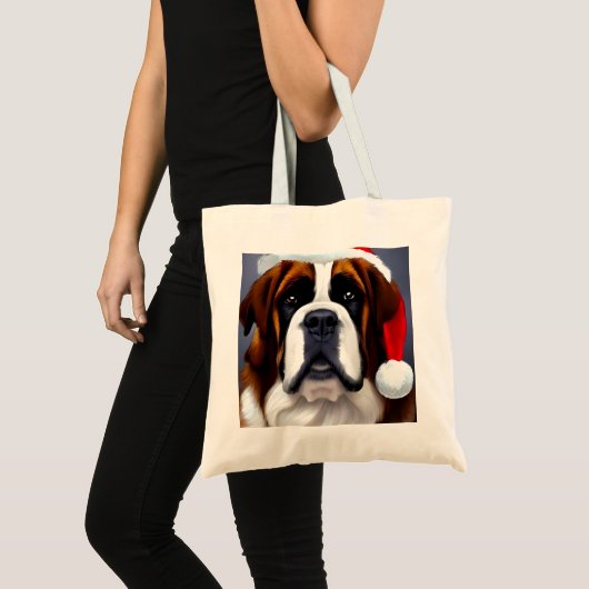 Tote Bag Saint Bernard Noël (Devant (produit))