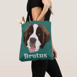 Tote Bag Saint Bernard personnalisé