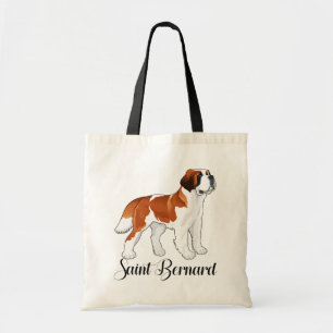 Tote Bag Saint Bernard Puppy Dog - Love St Bernard
