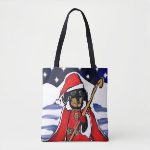 TOTE BAG SAINT-BERNARD TECHIEN DE NOËL