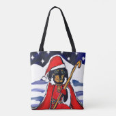TOTE BAG SAINT-BERNARD TECHIEN DE NOËL (Dos)