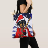 TOTE BAG SAINT-BERNARD TECHIEN DE NOËL (De près)