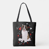 Tote Bag Saint Bernard Valentines (Dos)
