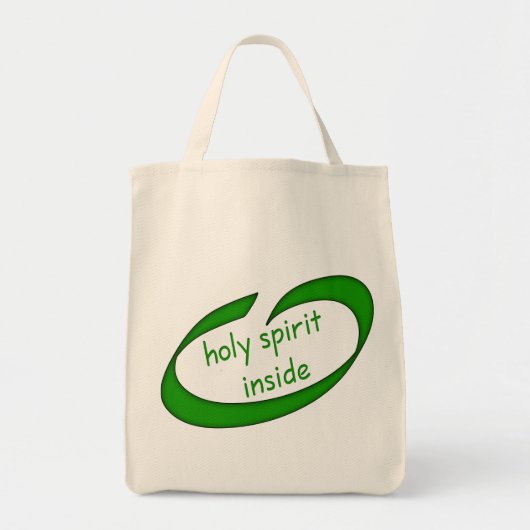 Tote Bag Saint-Esprit à l'intérieur du chrétien (Devant)