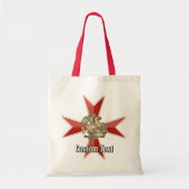 Tote Bag Saint George sur croix de Malte (Devant)
