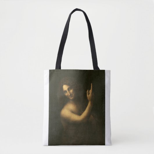 Tote Bag Saint John le Baptist by Léonard de Vinci (Devant)