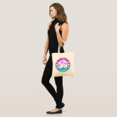 Tote Bag Saint-Martin Blue Gradient Sint Martin (Devant (modèle))