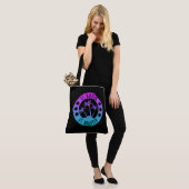 Tote Bag Saint-Martin Blue Gradient Sint Martin (Sur le modèle)