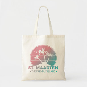 Tote Bag Saint-Martin   Sint Martin Retro Gradient