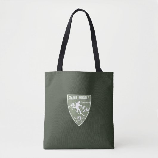 Tote Bag Saint Moritz Suisse (Devant)