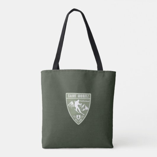 Tote Bag Saint Moritz Suisse (Dos)