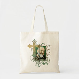 Tote Bag Saint Padre Pio Prière Croix Catholicités Saint Sa