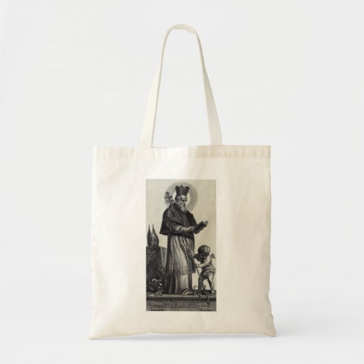Tote Bag Saint Patrick Apôtre d'Irlande Art monochrome (Devant)