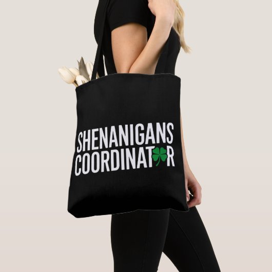 Tote Bag Saint Patrick's Day Shenanigan Coordonnateur (De près)