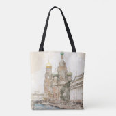 Tote Bag Saint-Pétersbourg, Russia (Dos)