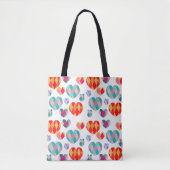 Tote Bag Saint Valentin Art déco (Devant)