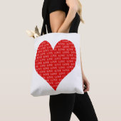 Tote Bag Saint Valentin Coeur (De près)