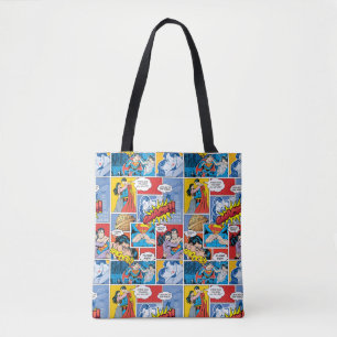 Tote Bag Saint-Valentin Collage de bandes dessinées