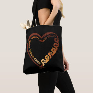 Tote Bag Saint-Valentin du Mois de l'Histoire des Noirs Amé